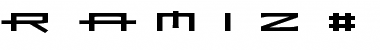 Download Ramiz-BoldExtA Font Download Ramiz-BoldExtA Font