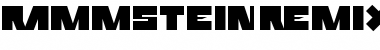 Download Rammstein Remix Font Download Rammstein Remix Font