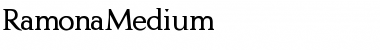 Download RamonaMedium Font Download RamonaMedium Font