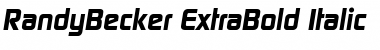 Download RandyBecker-ExtraBold Font Download RandyBecker-ExtraBold Font