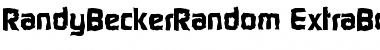 Download RandyBeckerRandom-ExtraBold Font Download RandyBeckerRandom-ExtraBold Font