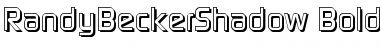 Download RandyBeckerShadow Font Download RandyBeckerShadow Font