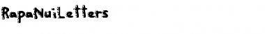 Download RapaNuiLetters Font Download RapaNuiLetters Font
