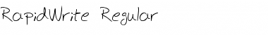 Download RapidWrite Font Download RapidWrite Font