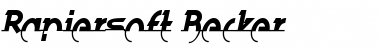 Download Rapiersoft Becker Font Download Rapiersoft Becker Font