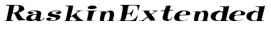 Download RaskinExtended Font Download RaskinExtended Font