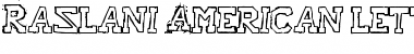 Download Raslani American letters Font Download Raslani American letters Font