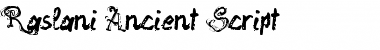 Download Raslani Ancient Script Font Download Raslani Ancient Script Font
