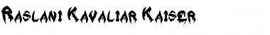Download Raslani Kavaliar Kaiser Font Download Raslani Kavaliar Kaiser Font