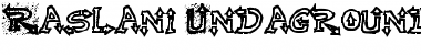 Download Raslani Undaground Font Download Raslani Undaground Font