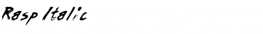 Download Rasp Font Download Rasp Font