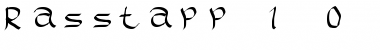 Download Rasstapp 1.0 Font Download Rasstapp 1.0 Font