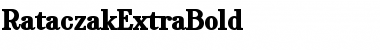 Download RataczakExtraBold Font Download RataczakExtraBold Font
