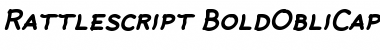 Download Rattlescript-BoldObliCaps Font Download Rattlescript-BoldObliCaps Font