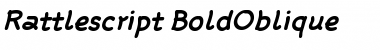 Download Rattlescript-BoldOblique Font Download Rattlescript-BoldOblique Font