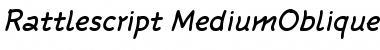 Download Rattlescript-MediumOblique Font Download Rattlescript-MediumOblique Font