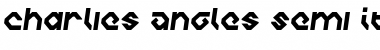 Download Charlie's Angles Semi-Italic Font Download Charlie's Angles Semi-Italic Font