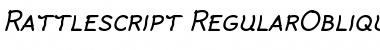 Download Rattlescript-RegularObliqueCaps Font Download Rattlescript-RegularObliqueCaps Font