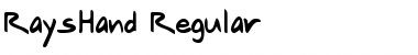 Download RaysHand Font Download RaysHand Font
