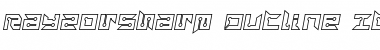Download RayzorSharp Outline Italic Font Download RayzorSharp Outline Italic Font