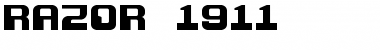 Download Razor 1911 Font Download Razor 1911 Font