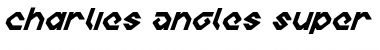 Download Charlie's Angles Super-Italic Font Download Charlie's Angles Super-Italic Font