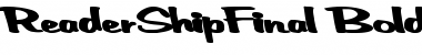 Download ReaderShipFinal Font Download ReaderShipFinal Font