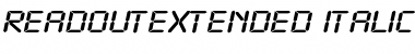 Download ReadoutExtended Font Download ReadoutExtended Font