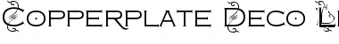 Download Copperplate Deco Light Font Download Copperplate Deco Light Font