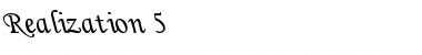 Download Realization 5 Font Download Realization 5 Font