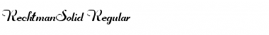 Download RechtmanSolid Font Download RechtmanSolid Font