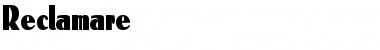 Download Reclamare Font Download Reclamare Font