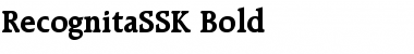 Download RecognitaSSK Font Download RecognitaSSK Font