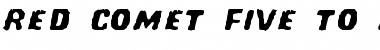 Download Red Comet Five to Mars Font Download Red Comet Five to Mars Font