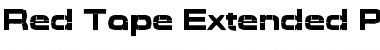 Download Red Tape Extended Font Download Red Tape Extended Font