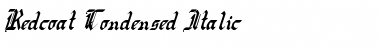 Download Redcoat Condensed Italic Font Download Redcoat Condensed Italic Font