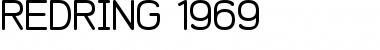 Download REDRING 1969 Font Download REDRING 1969 Font