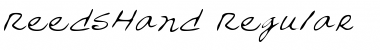 Download ReedsHand Font Download ReedsHand Font