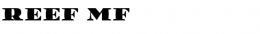 Download Reef MF Font Download Reef MF Font
