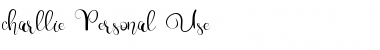 Download charllie Personel Use Font Download charllie Personel Use Font