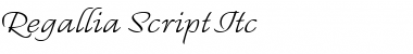 Download Regallia Script Itc Font Download Regallia Script Itc Font
