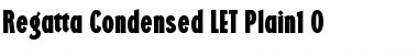 Download Regatta Condensed LET Font Download Regatta Condensed LET Font