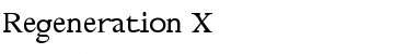 Download Regeneration X Font Download Regeneration X Font