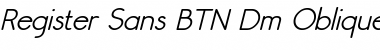 Download Register Sans BTN Dm Font Download Register Sans BTN Dm Font
