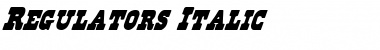 Download Regulators Italic Font Download Regulators Italic Font
