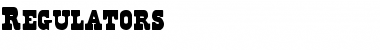 Download Regulators Font Download Regulators Font