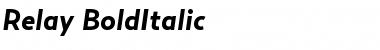 Download Relay-BoldItalic Font Download Relay-BoldItalic Font