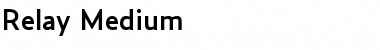 Download Relay-Medium Font Download Relay-Medium Font