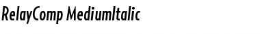Download RelayComp-MediumItalic Font Download RelayComp-MediumItalic Font