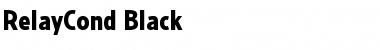 Download RelayCond-Black Font Download RelayCond-Black Font